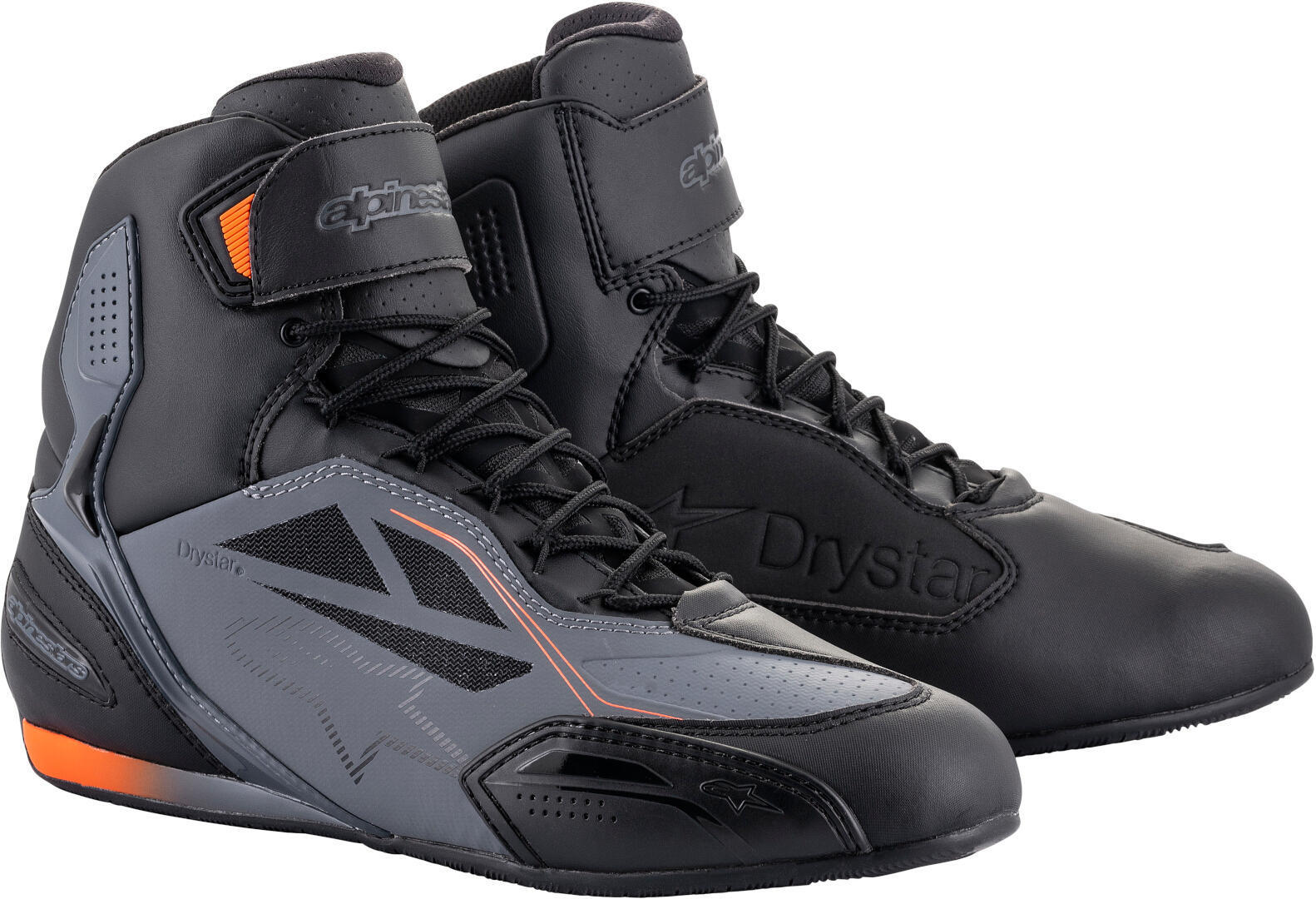 Ботинки Alpinestars Faster-3 DryStar мотоциклетные, черно-серые - фото