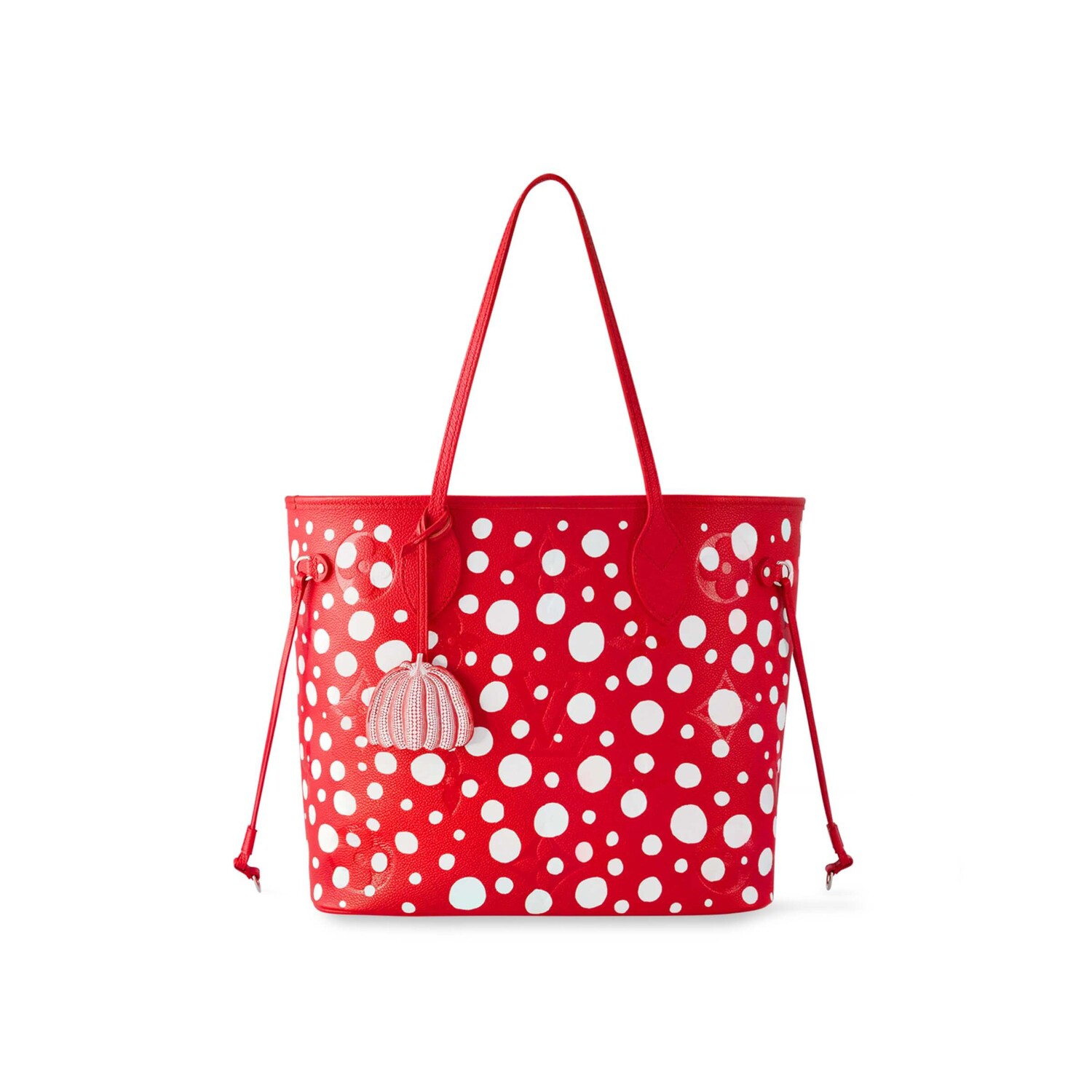 

Сумка-тоут Louis Vuitton x Yayoi Kusama Neverfull MM, красный/белый