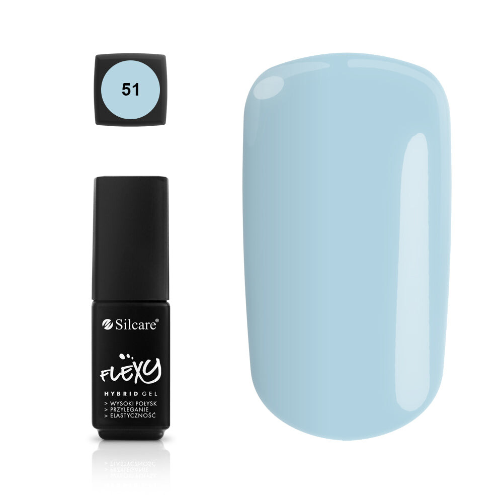 

Silcare Гибридный лак Flexy Hybrid Gel 51 4.5г