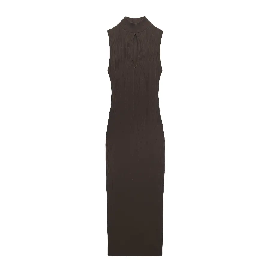 

Платье Zara Cut-out, коричневый