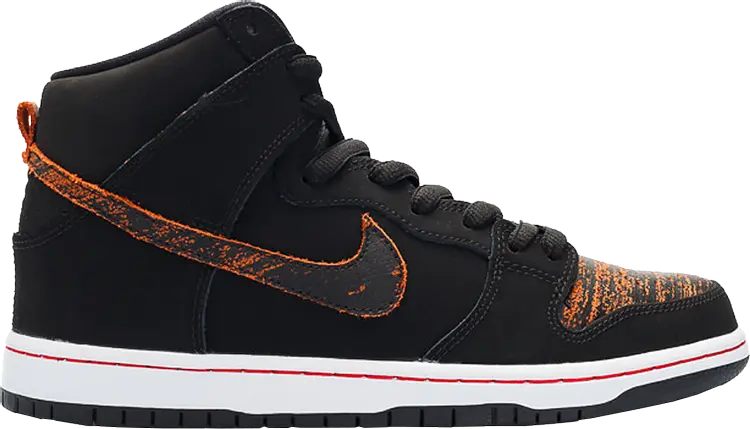 

Кроссовки Nike Dunk High Pro SB 'Distressed Leather', черный