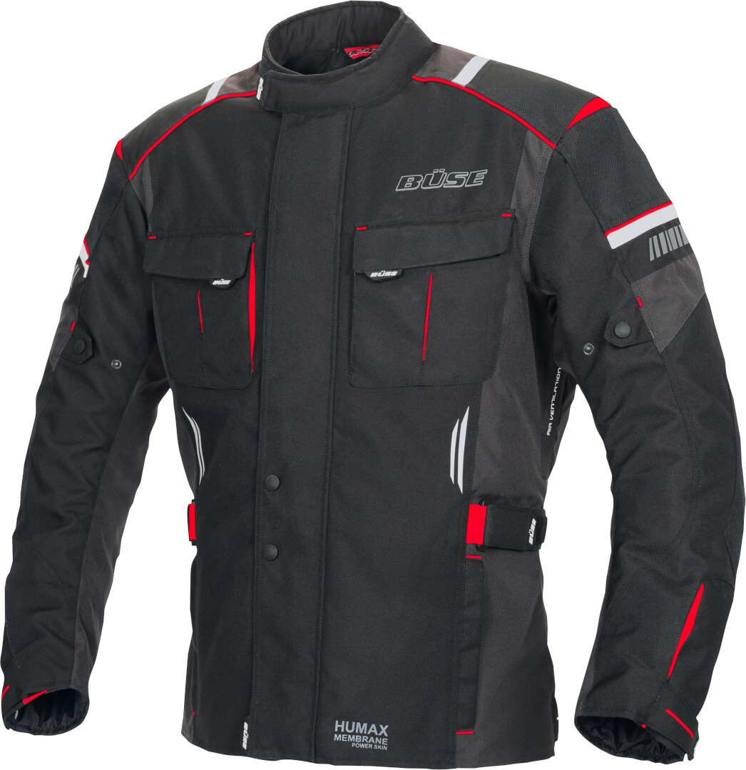 Куртка текстильная мотоциклетная Büse Breno Pro, красный