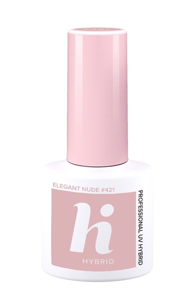 

Hi Hybrid гибридный лак для ногтей, 421 Elegant Nude