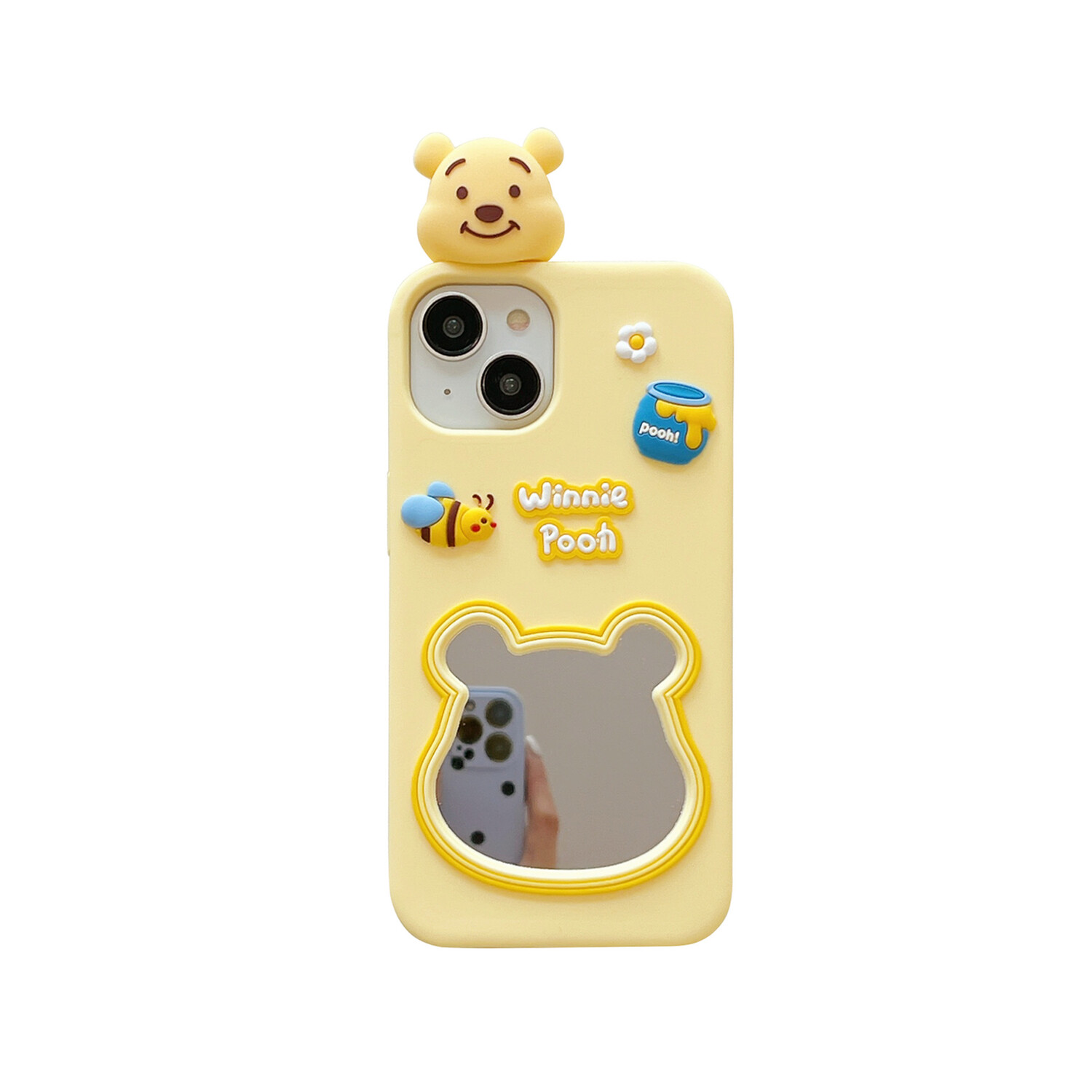 

Чехол для телефона Baohuguang Bao Huguang, Mirror Winnie the Pooh|Silicone is fall-resistant