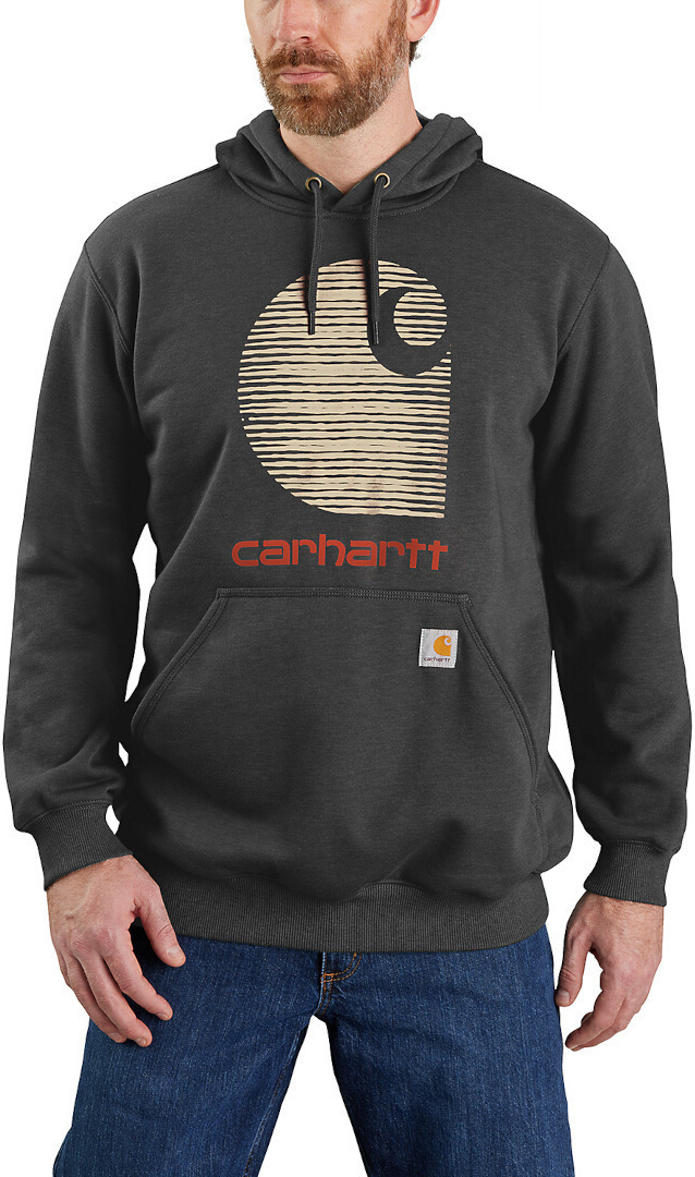 цена Толстовка Carhartt Rain Defender C Logo, темно-серый