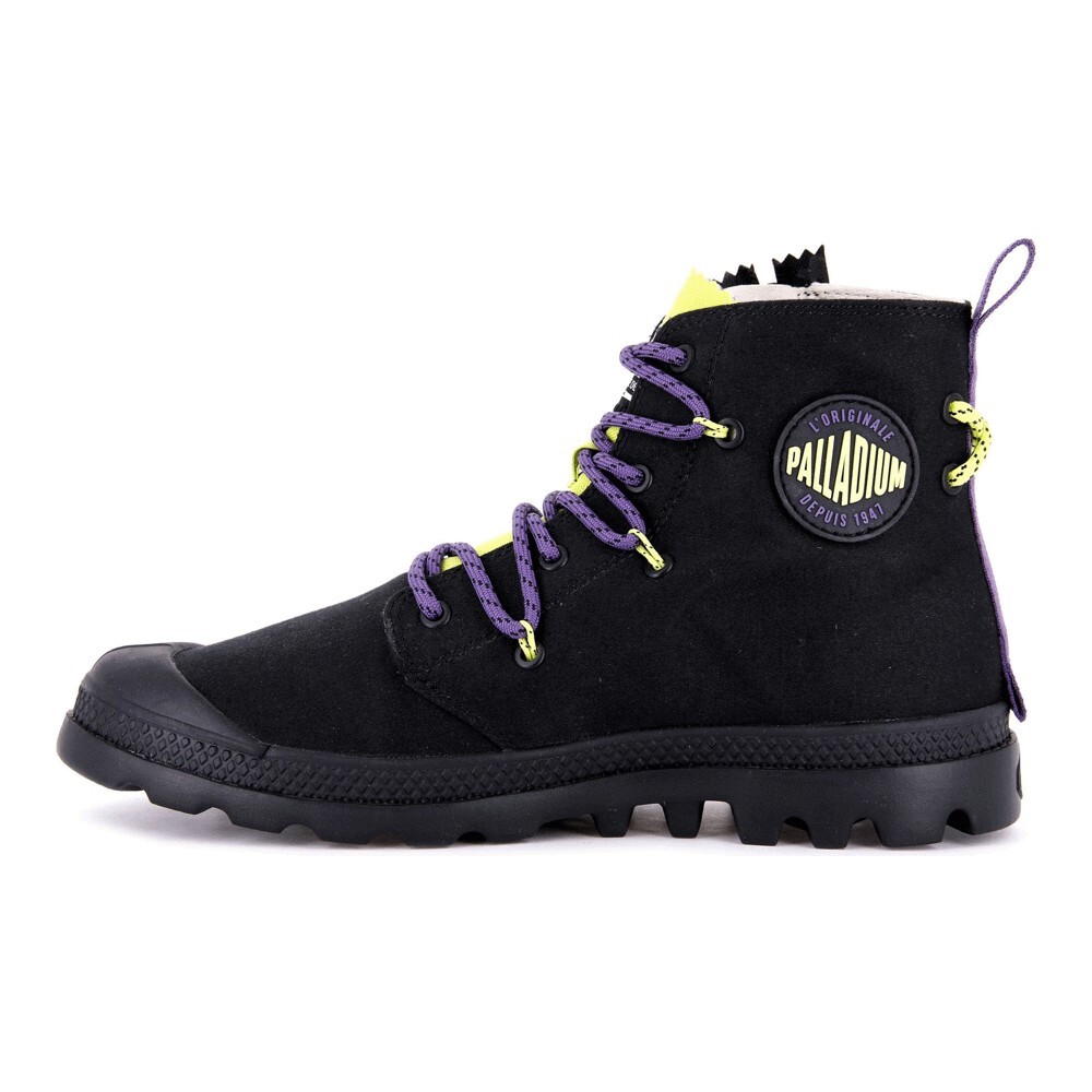 

Кроссовки Palladium Pampa Lite Lace It, black/wild lime