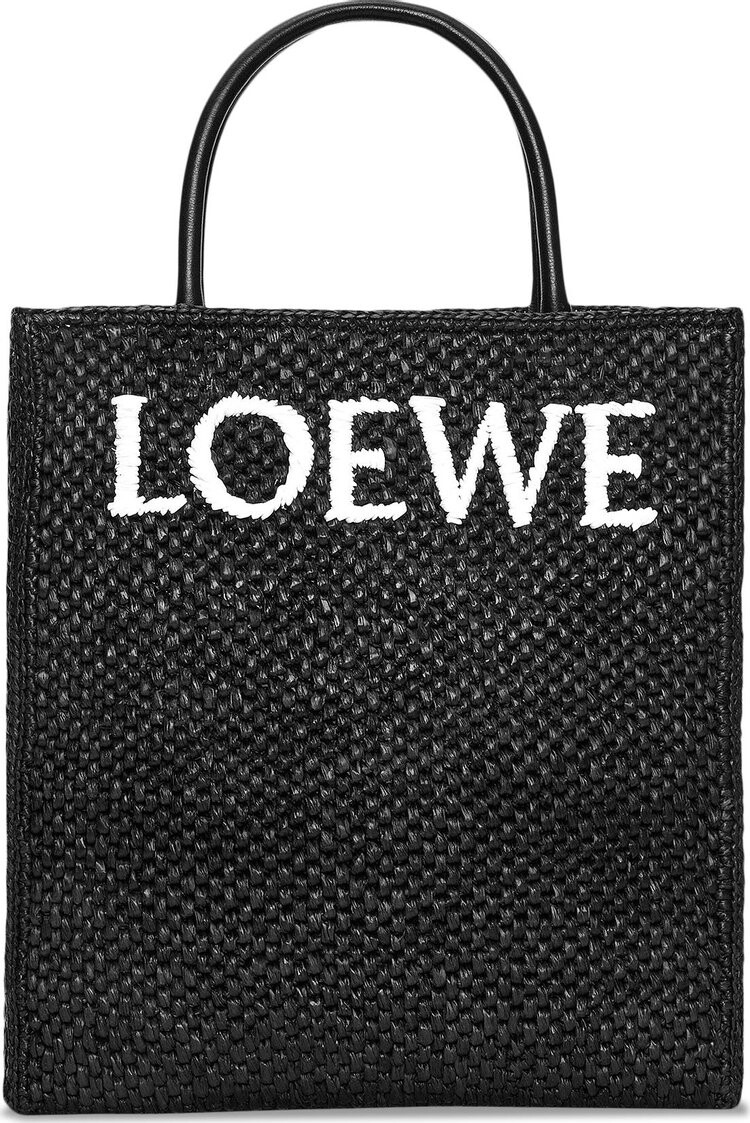 

Сумка Loewe Standard A4 Tote Bag Black/White, черный