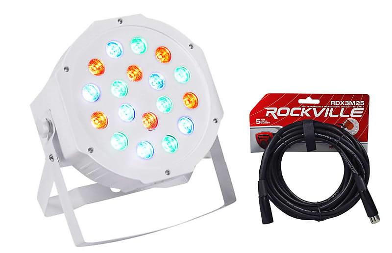 Прожектор Rockville RockPAR50 WHT LED RGB