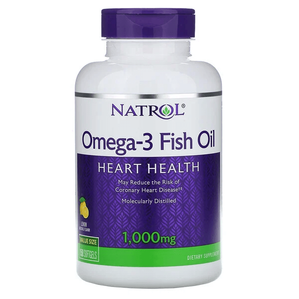 Омега-3 рыбий жир лимонный вкус 1000 мг, 150 мягких таблеток рыбий жир омега 3 spectrum essentials 1000 мг 250 мягких таблеток
