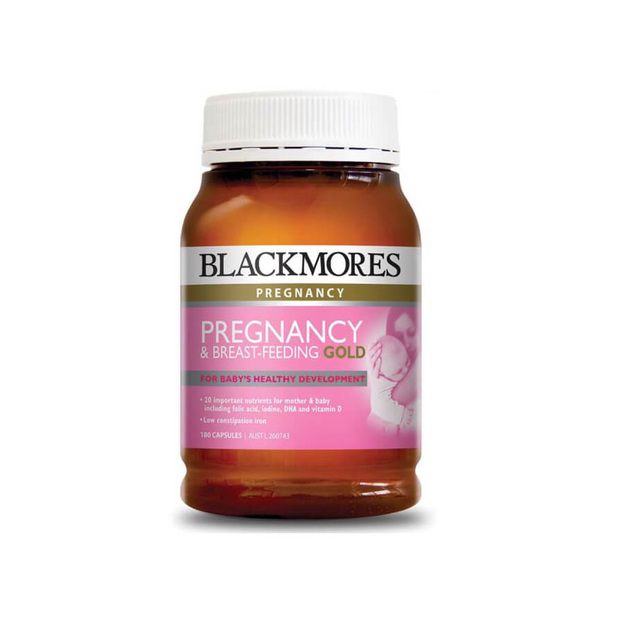 Пищевая добавка для беременных Blackmores Pregnancy & Breast-Feeding Gold, 180 капсул
