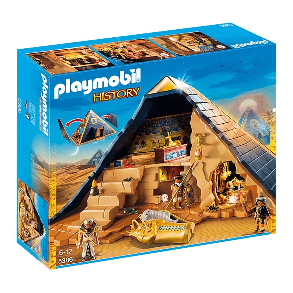 Конструктор Playmobil 5386 Пирамида фараона египетский скараб скульптура древние артефакты столешница статуя фараона декоративная мебель жук