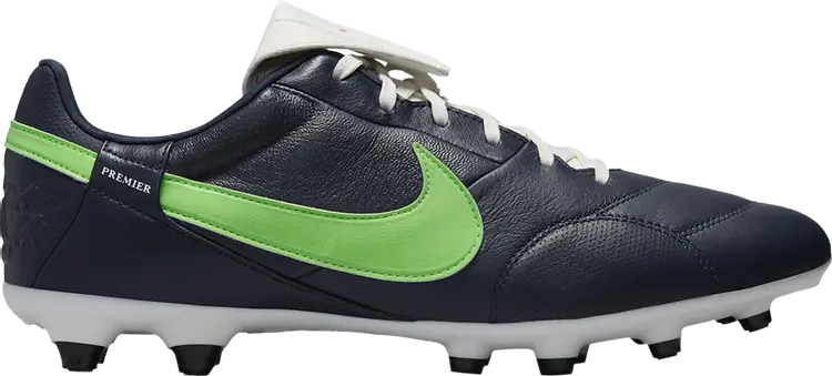 

Бутсы Nike Premier 3 FG 'Obsidian Rage Green', синий