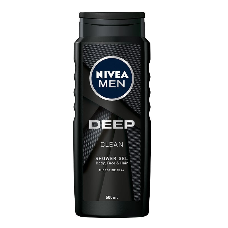 

Nivea Гель для душа Men Deep Clean для тела, лица и волос 500мл