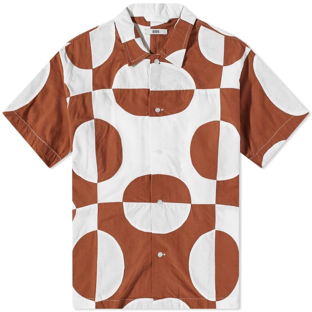 

Рубашка BODE Duo Oval Patchwork Short Sleeve Shirt