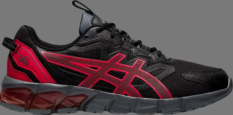 Кроссовки gel quantum 90 3 'black red alert' Asics, черный кроссовки gel quantum 180 7 black red alert asics черный