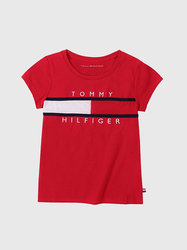 

Футболка Tommy Hilfiger Big Kids' Flag, красный
