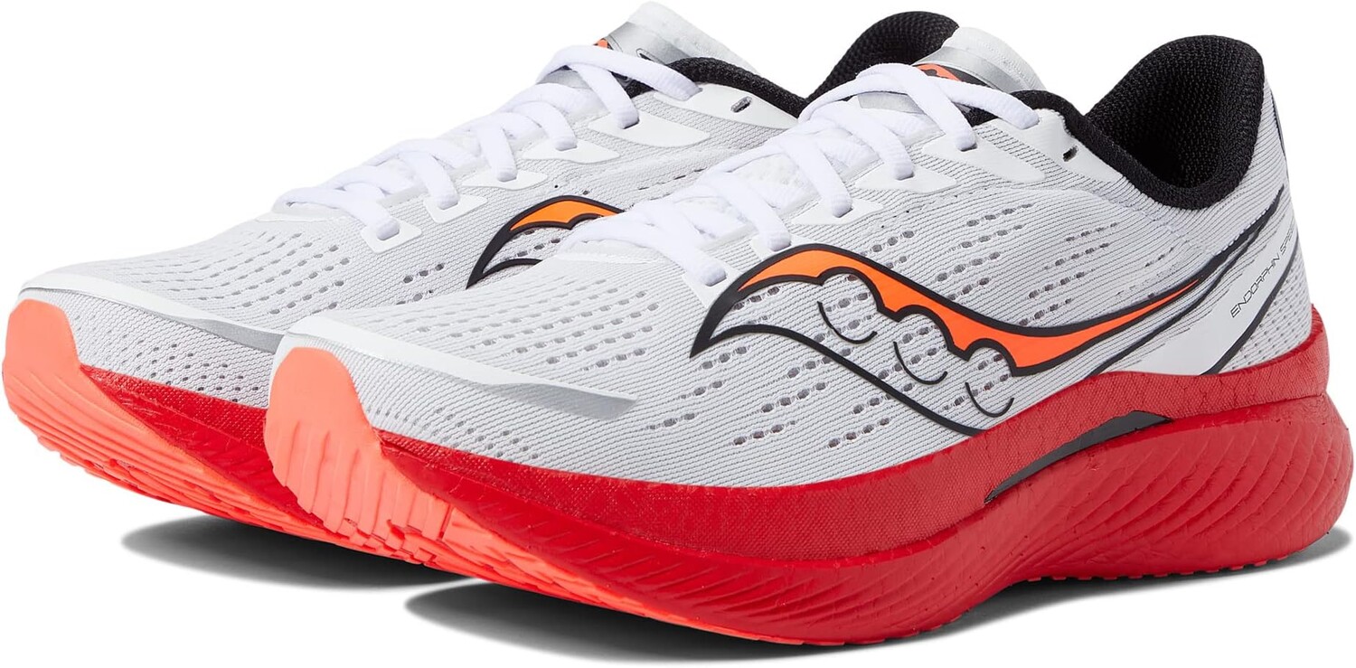 

Кроссовки Endorphin Speed 3 Saucony, цвет White/Black/Vizi