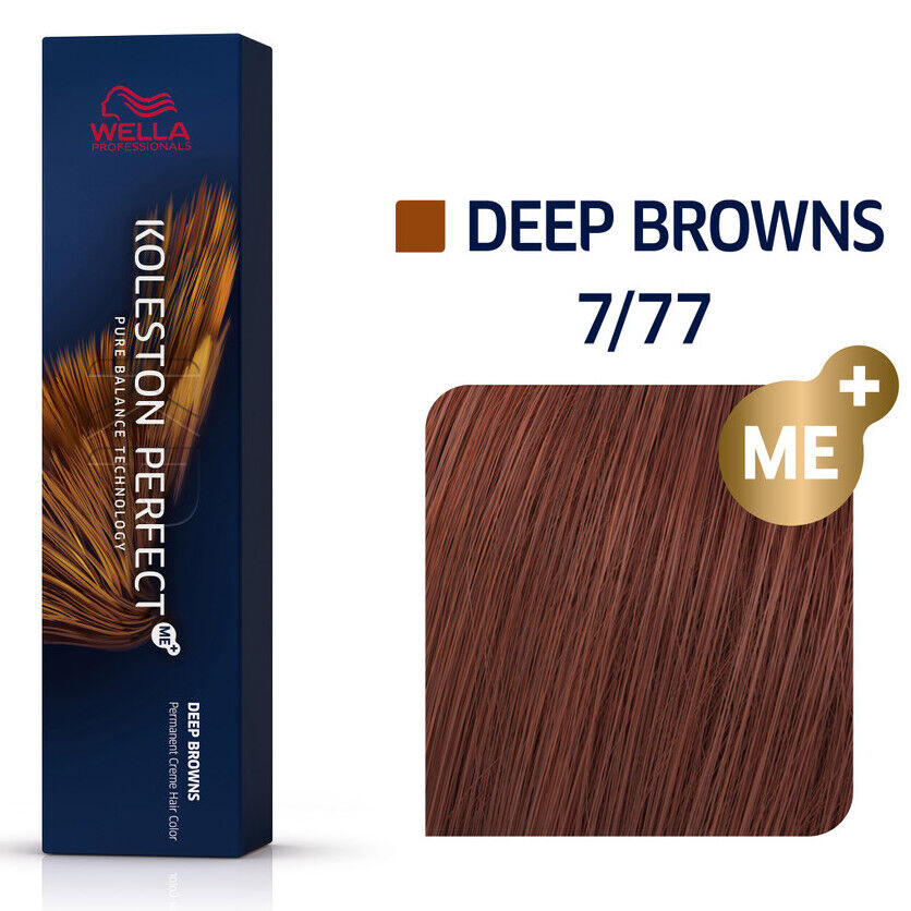 

Стойкая краска для волос 7/77 Wella Professionals Koleston Perfect Me+, 60 мл