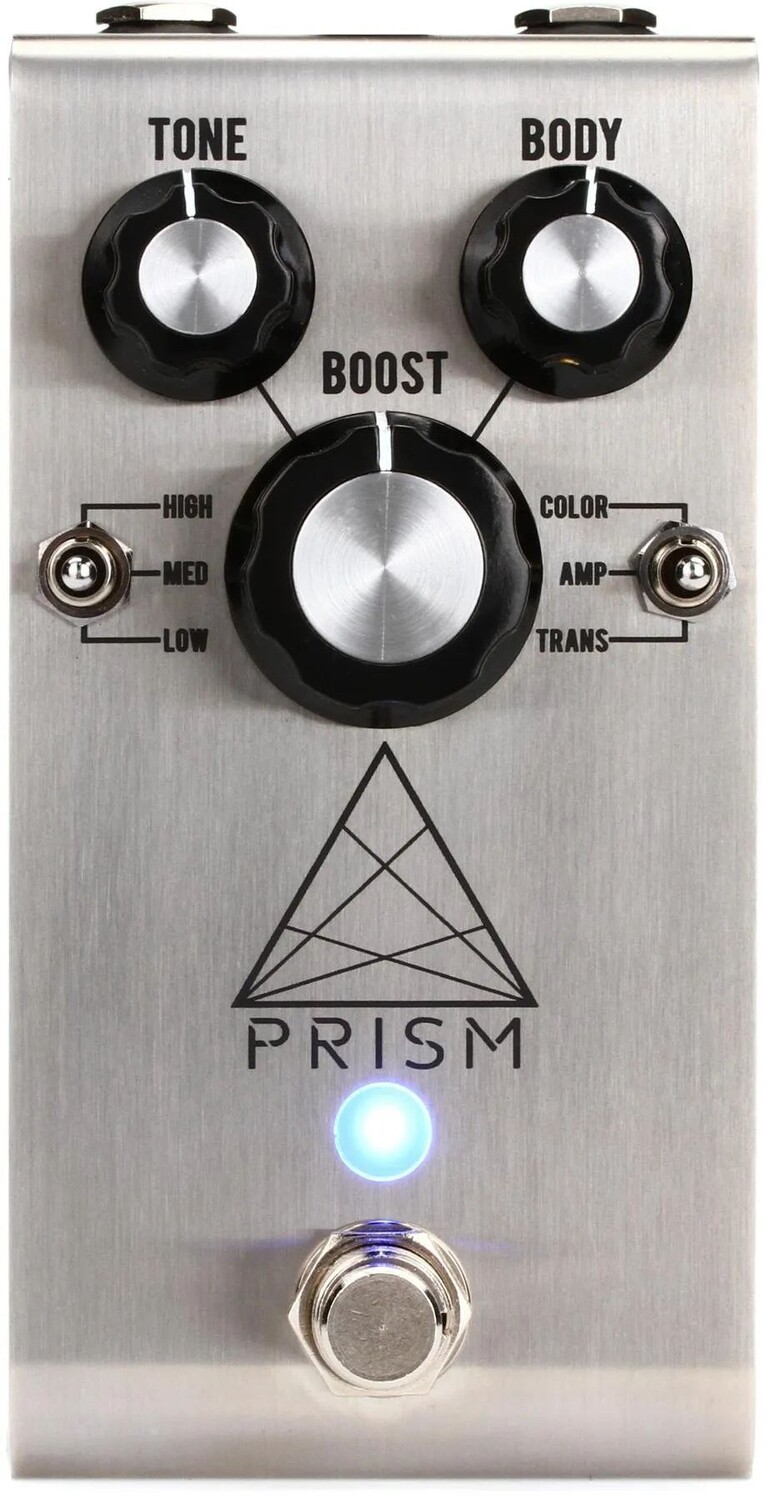 

Педаль усиления, буфера и эквалайзера Jackson Audio PRISM — нержавеющая сталь