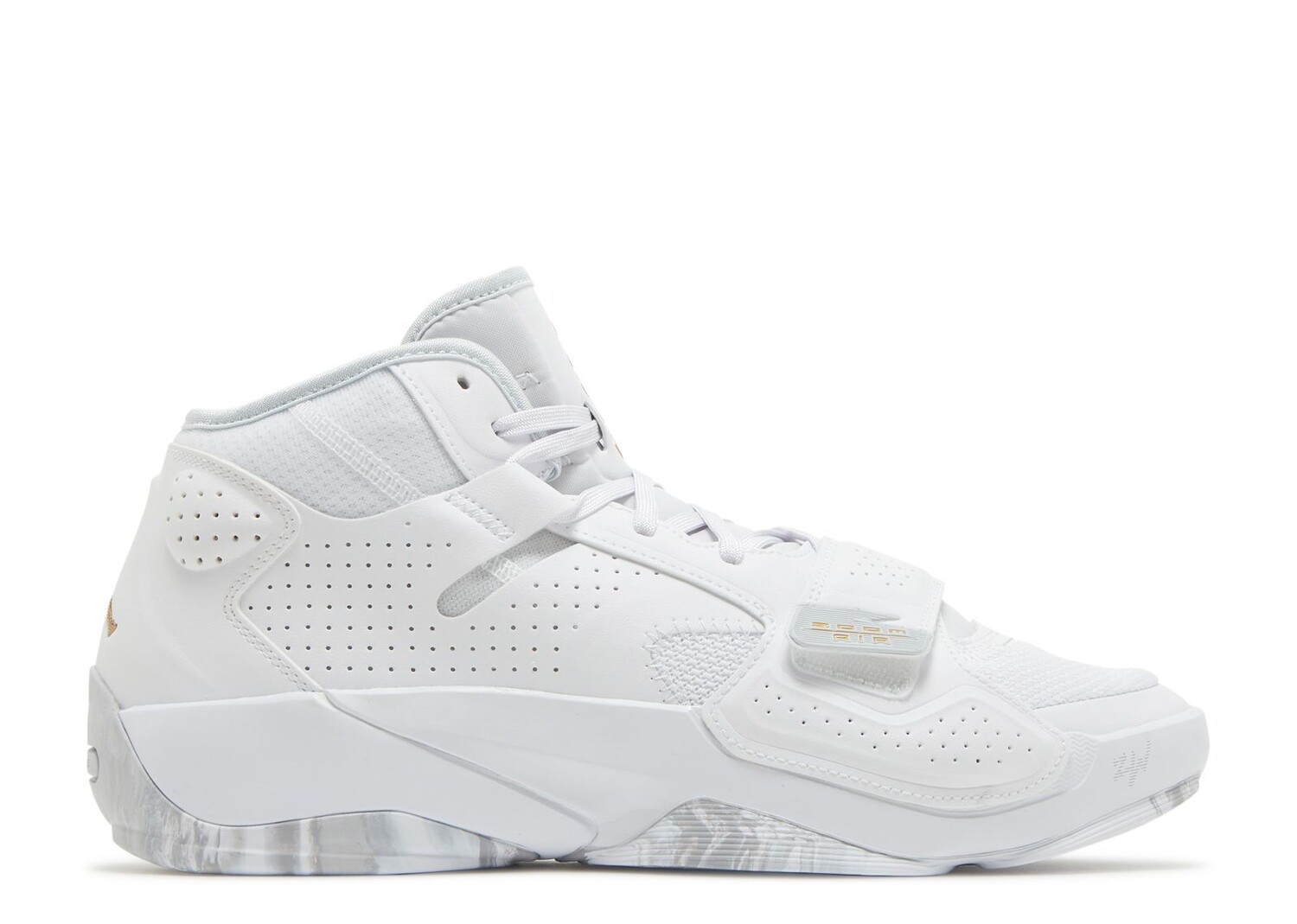 

Кроссовки Air Jordan Jordan Zion 2 Tb 'White Metallic Gold', белый