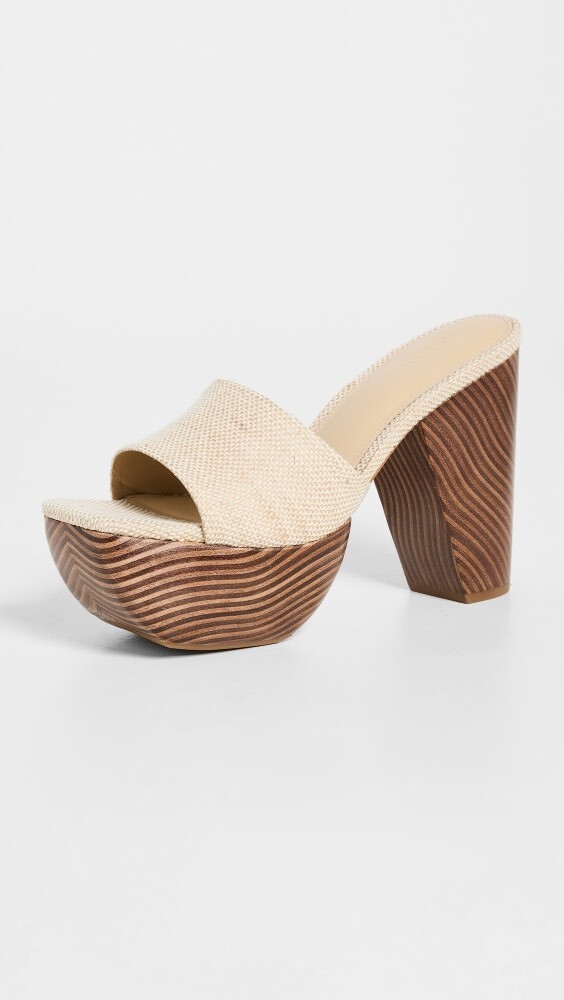 

Сандалии Cult Gaia Nadia Platform, натуральный