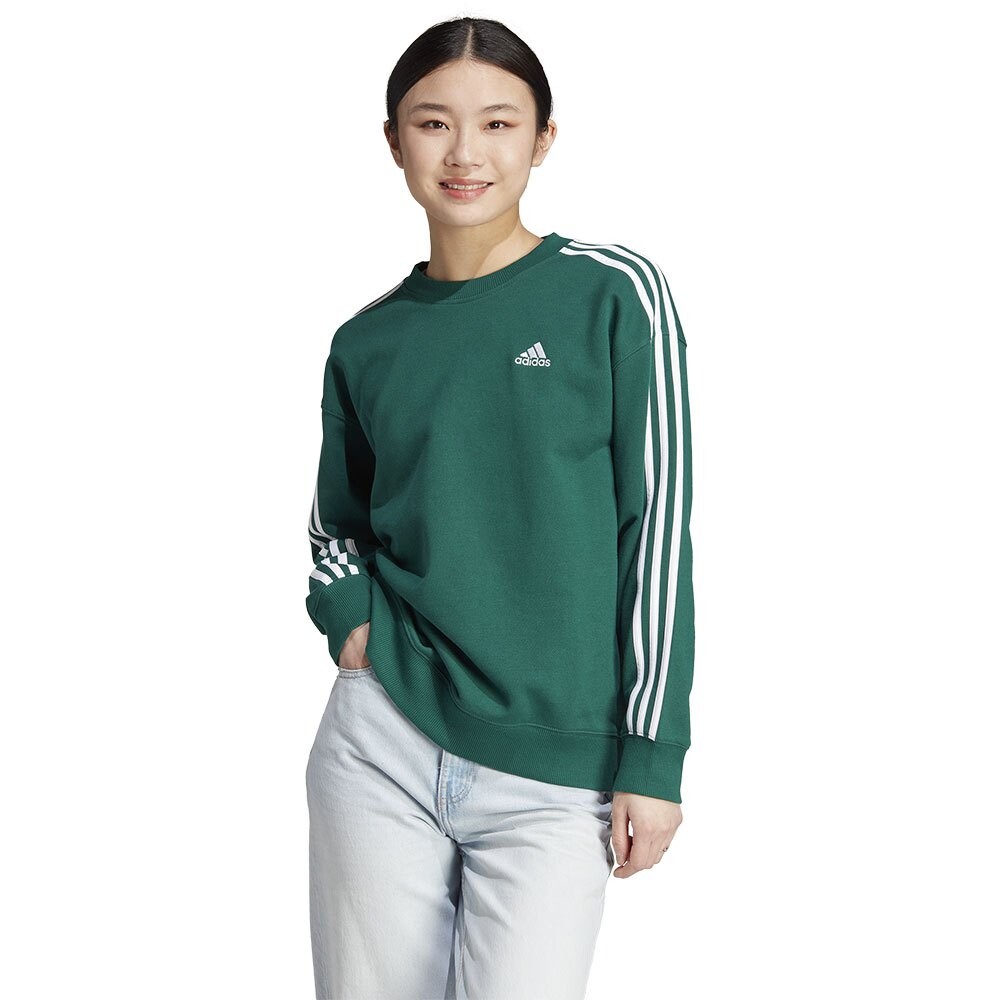 

Толстовка adidas 3 Stripes Ft, зеленый