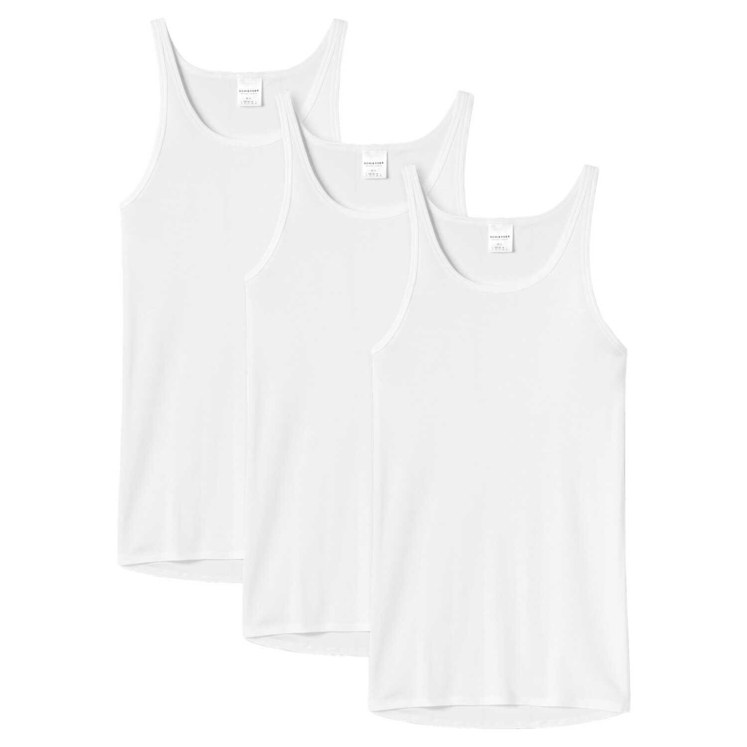 

Майка Schiesser 3er Pack, белый