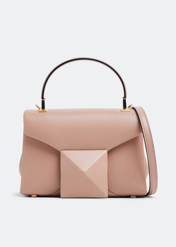 

Сумка VALENTINO GARAVANI One Stud mini top handle bag, розовый