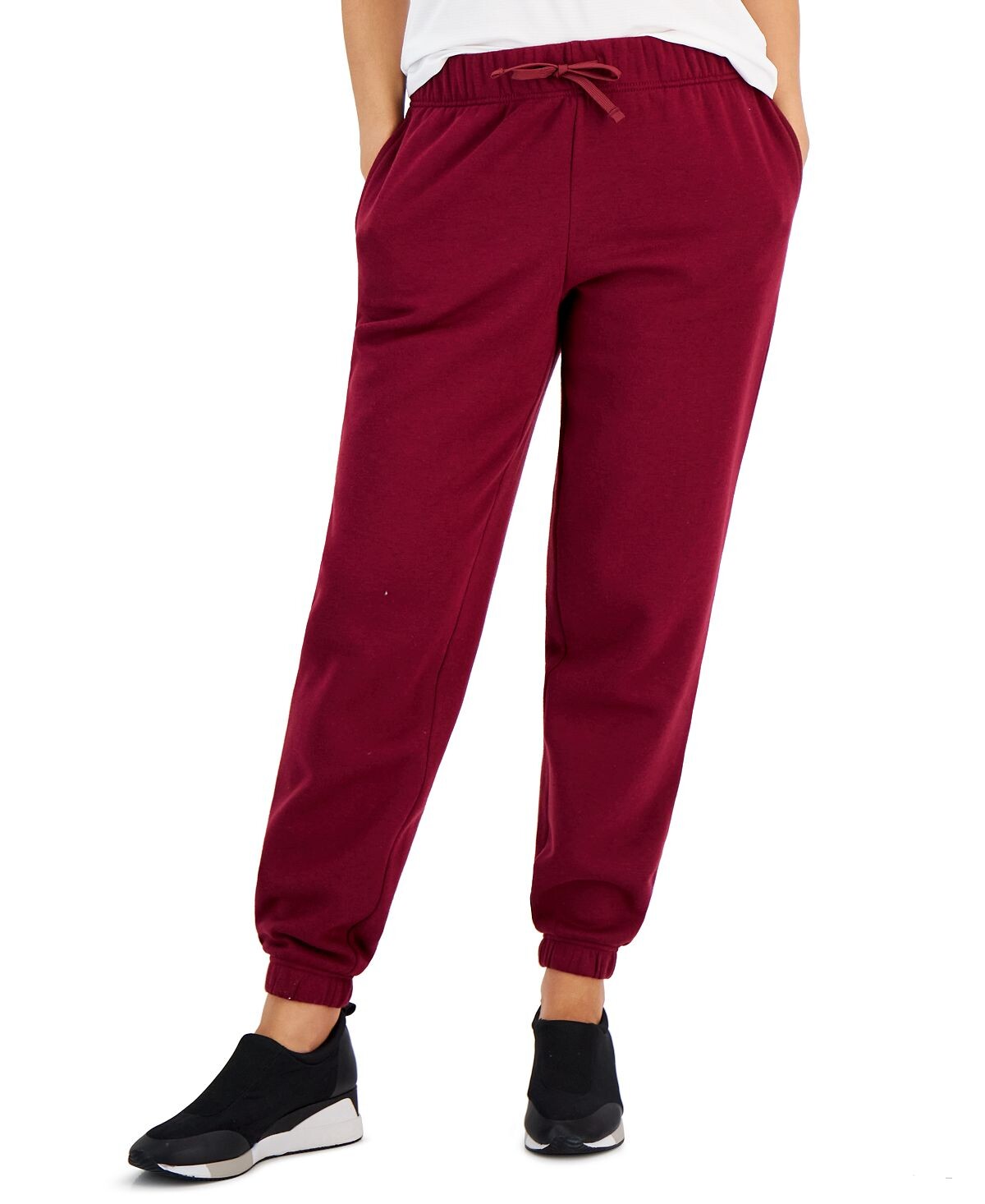 

Брюки-джоггеры petite из флиса, созданные для macy's ID Ideology