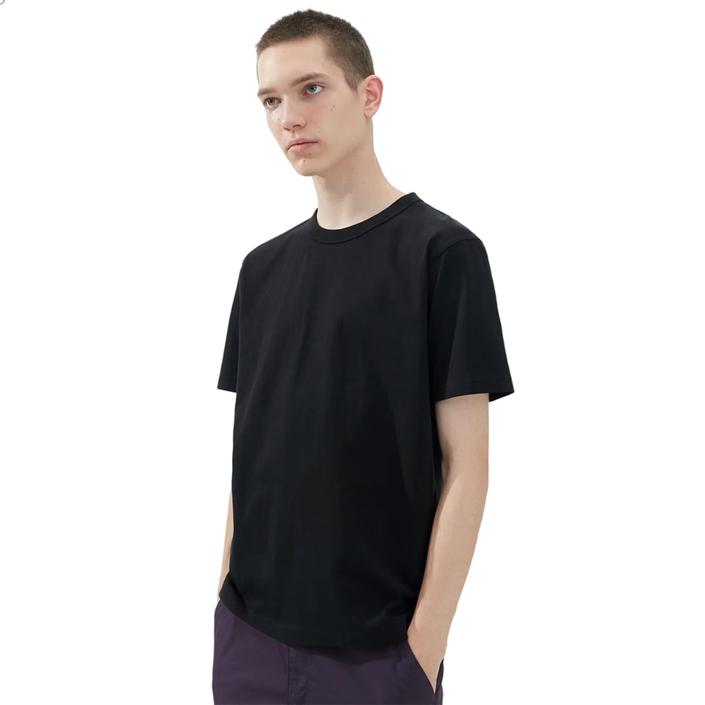 Футболка Uniqlo U Crew Neck Short Sleeved, черный - фото