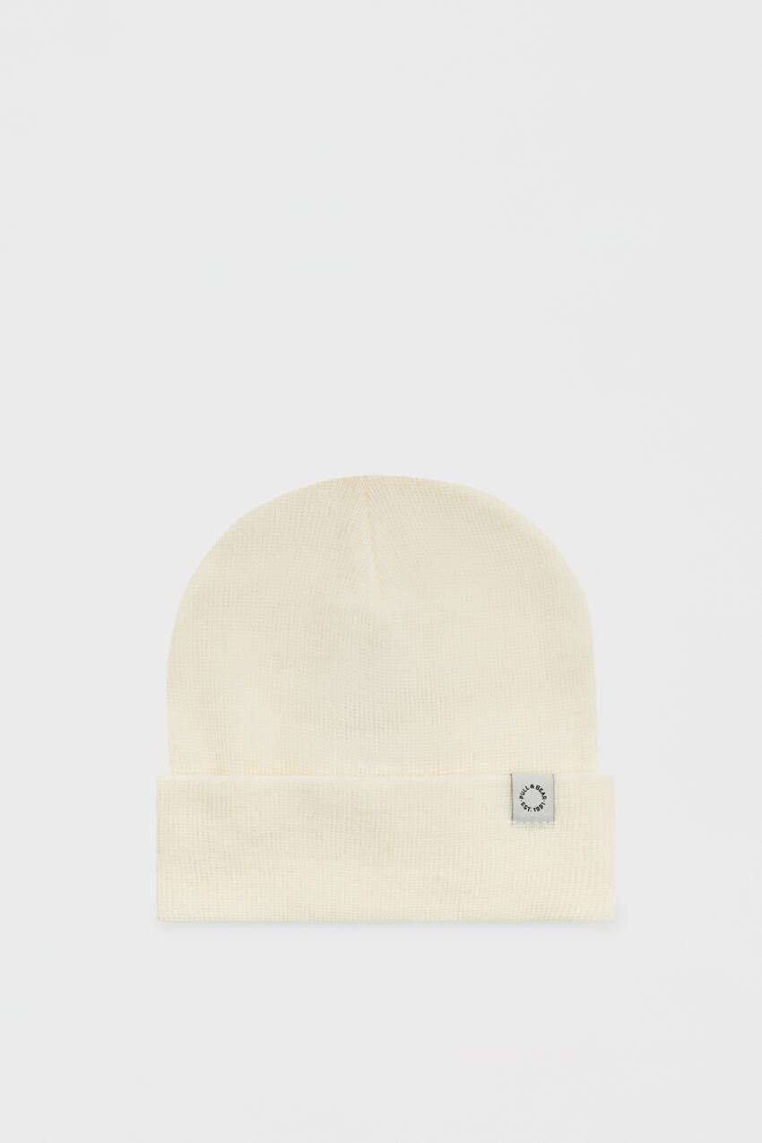 

Вязаная шапочка Pull&Bear, белый