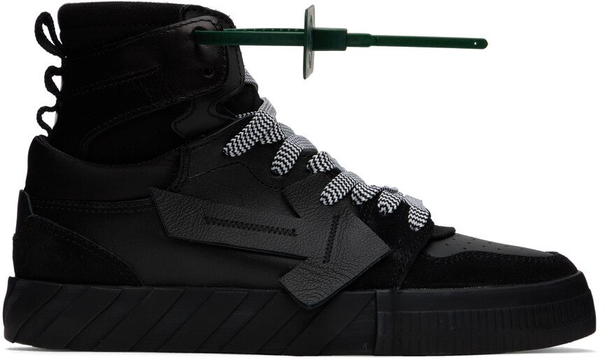 

Черные высокие вулканизированные кроссовки Off-White