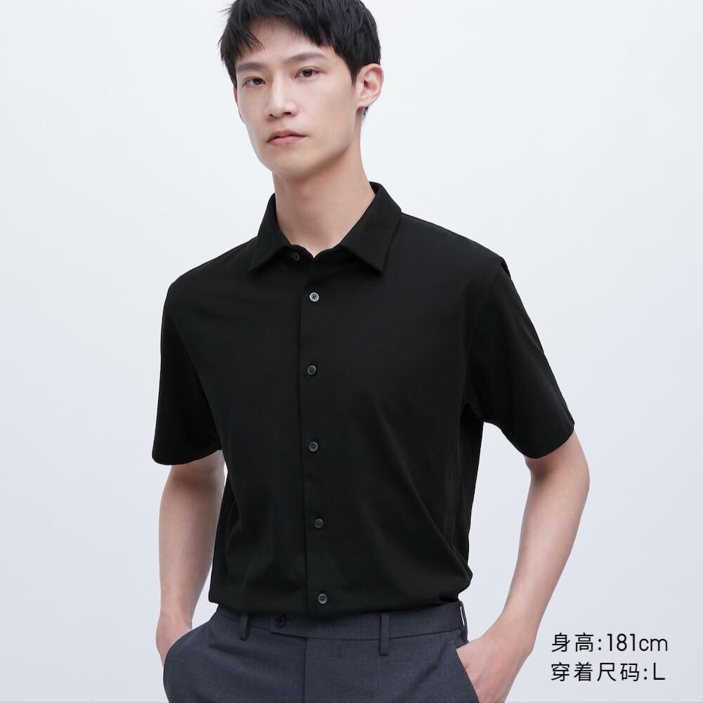 

Рубашка AIRism унисекс Uniqlo, черный