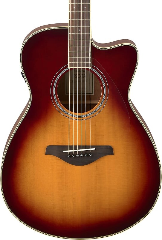 Концертная акустико-электрическая гитара Yamaha FSC-TA TransAcoustic - Brown Sunburst FSC-TA BS гитара полуакустическая aria ta classic bs