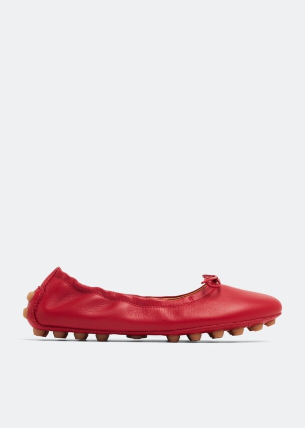 

Балетки TOD'S Bubble ballerinas, красный