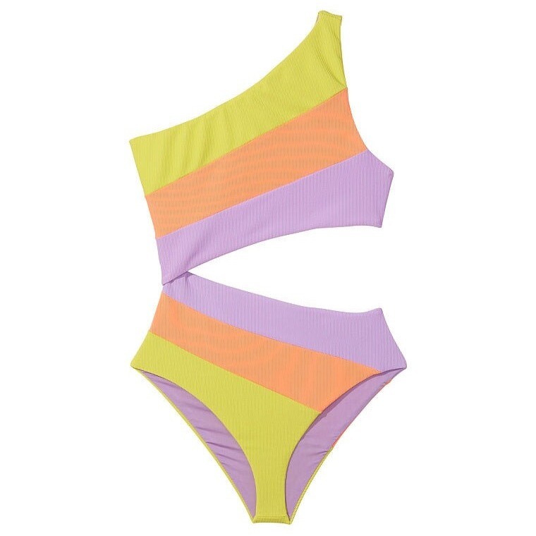

Купальник Beach Riot Joyce One-Piece, мультиколор, Фиолетовый