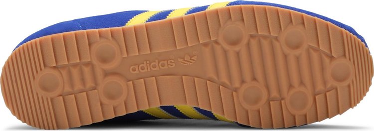 Adidas blue shop yellow trainers