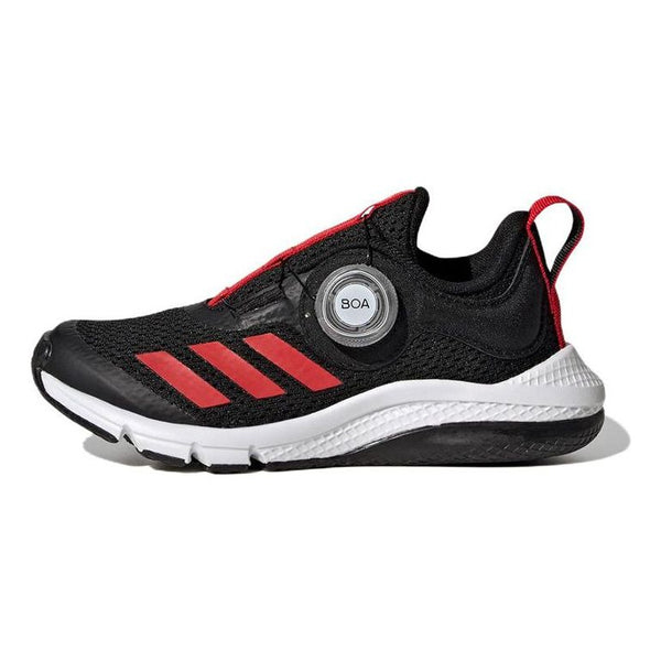 Кроссовки Adidas ActiveFlex Boa K 'Black Vivid Red', Черный кроссовки lite racer adapt 5 0 running shoes adidas цвет vivid red power red black