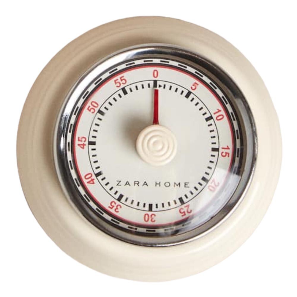 

Кухонный таймер Zara Home Retro Magnetic, белый