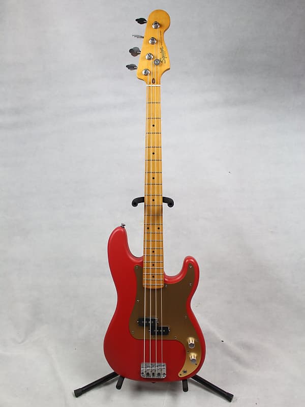 Fender 40th Anniversary Precision Bass Vintage Edition Satin Dakota Red Squier snk 40th anniversary collection [us][ps4 английская версия]