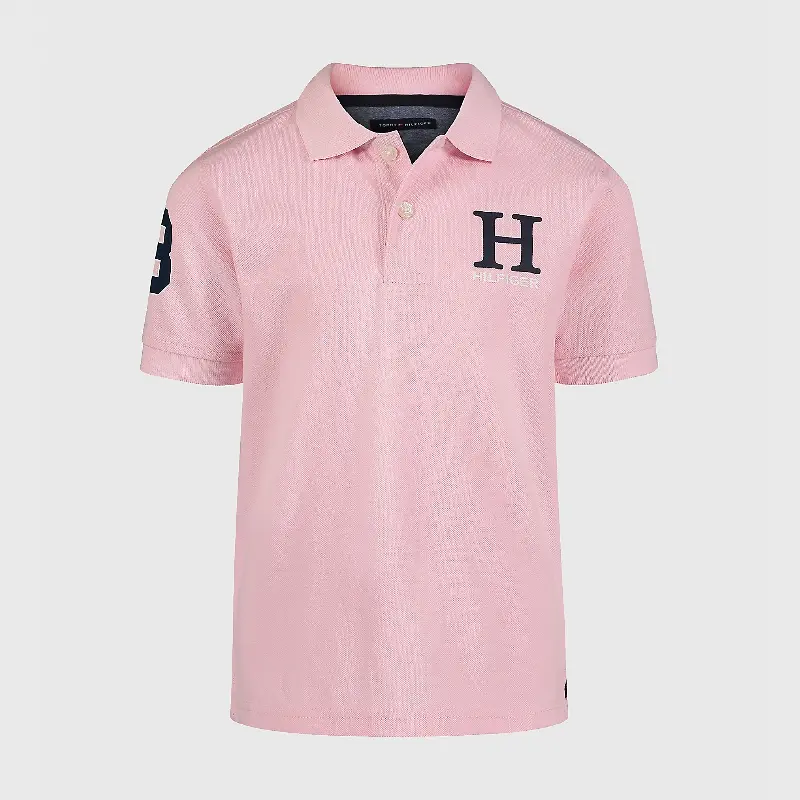 

Футболка-поло Tommy Hilfiger Little Kids' H Polo, розовый