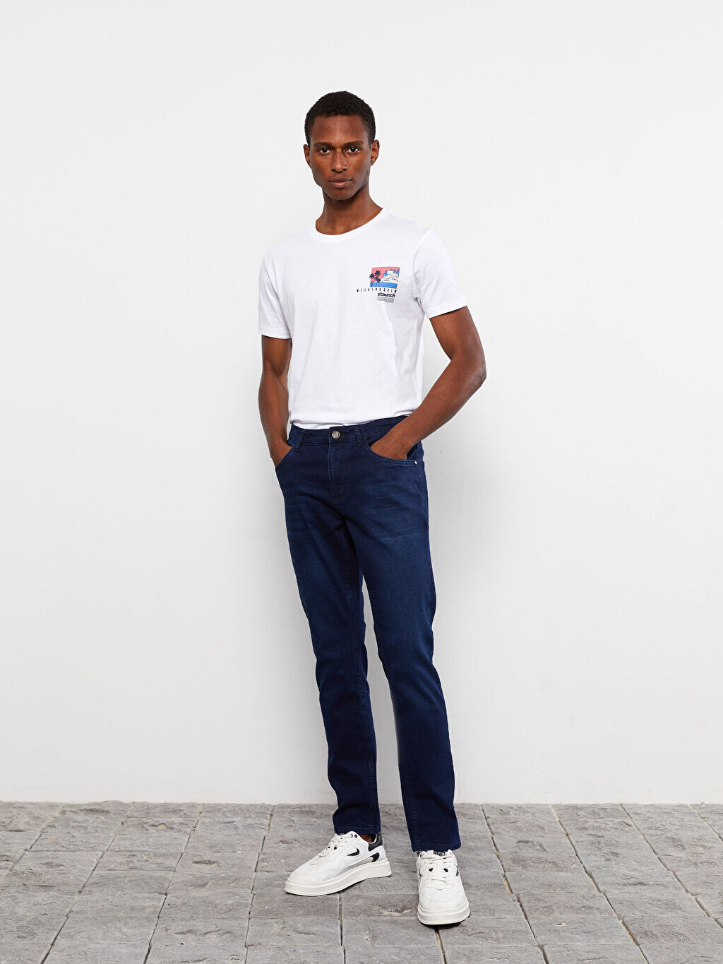 

Мужские джинсовые брюки 750 Slim Fit LCW Eco