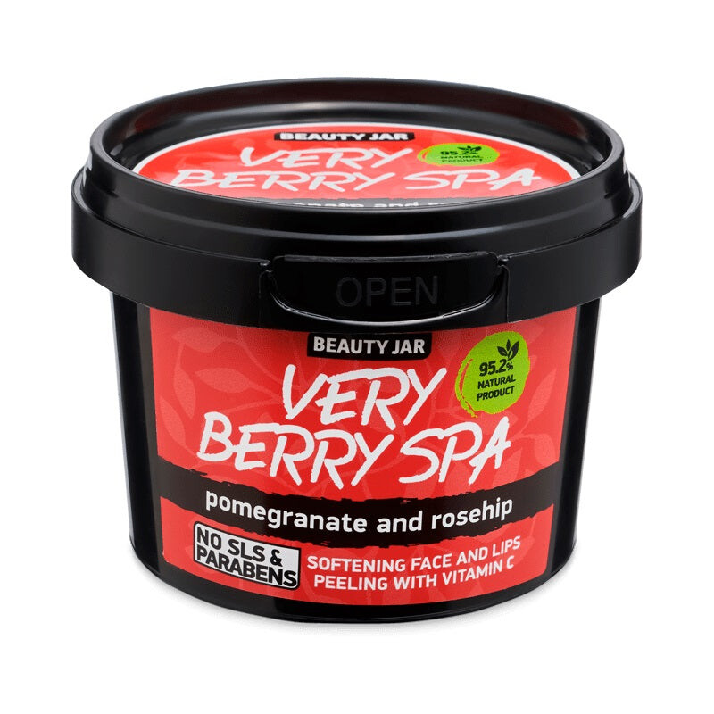

BEAUTY JAR Нежный скраб для лица и губ Very Berry Spa с витамином С 120г