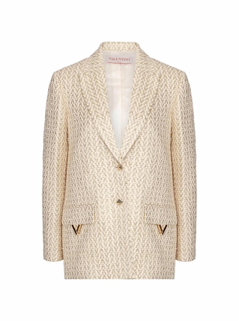 

Однобортный жакет V-logo Valentino