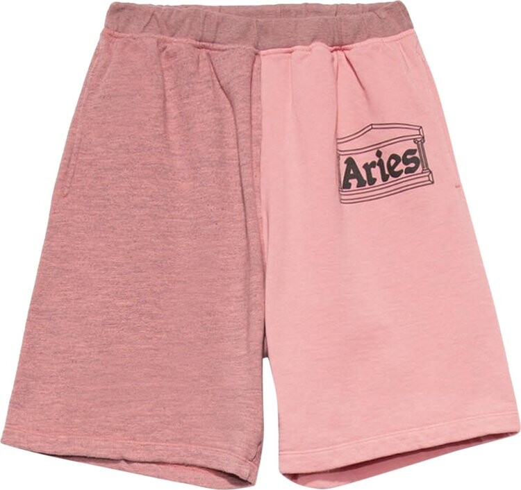 

Шорты Aries Colorblock Shorts 'Pink', розовый