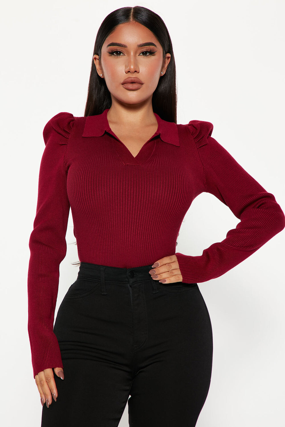

Свитер Fashion Nova RAD2210FN, вино