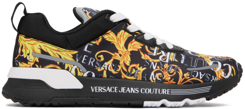 

Черно-золотые кроссовки Dynamic Versace Jeans Couture