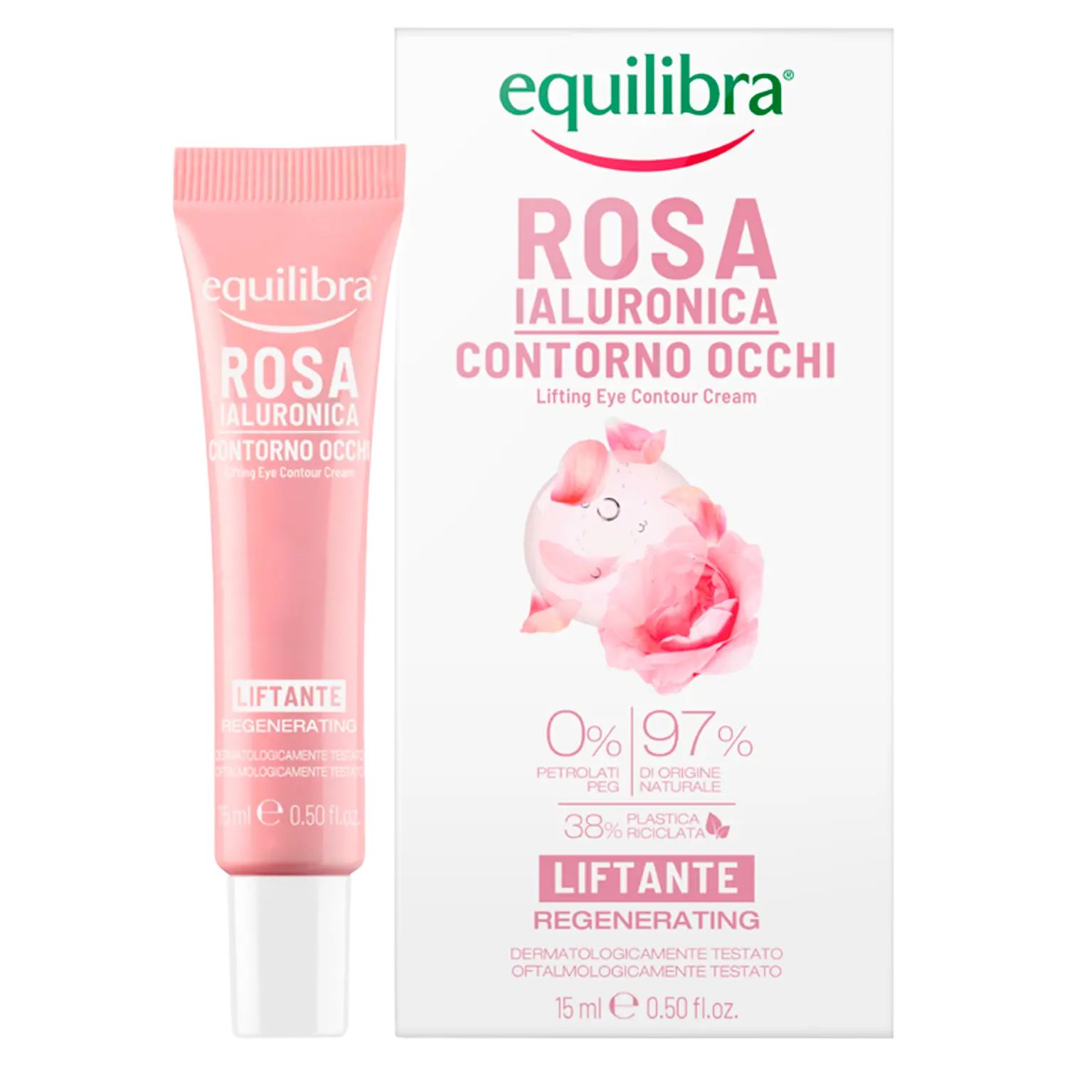 

Equilibra Rosa лифтинговый крем для глаз с розой, 15 мл