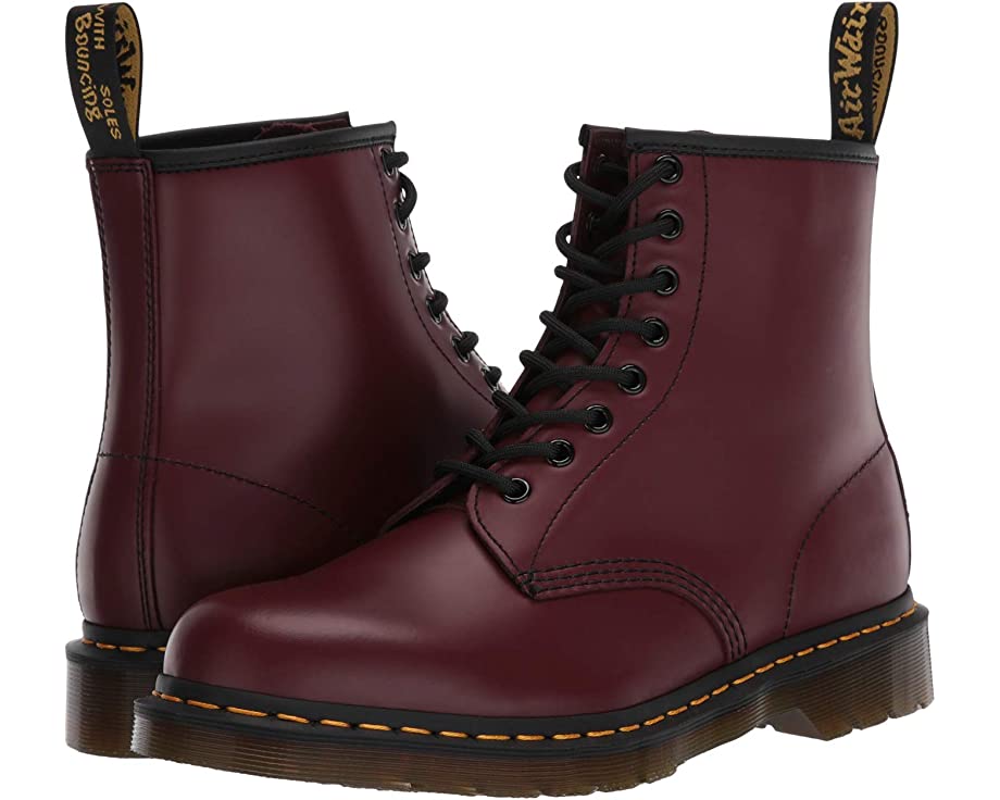 Ботинки 1460 Smooth Leather Boot Dr. Martens, красный ботинки dr martens 1460 zipped черный