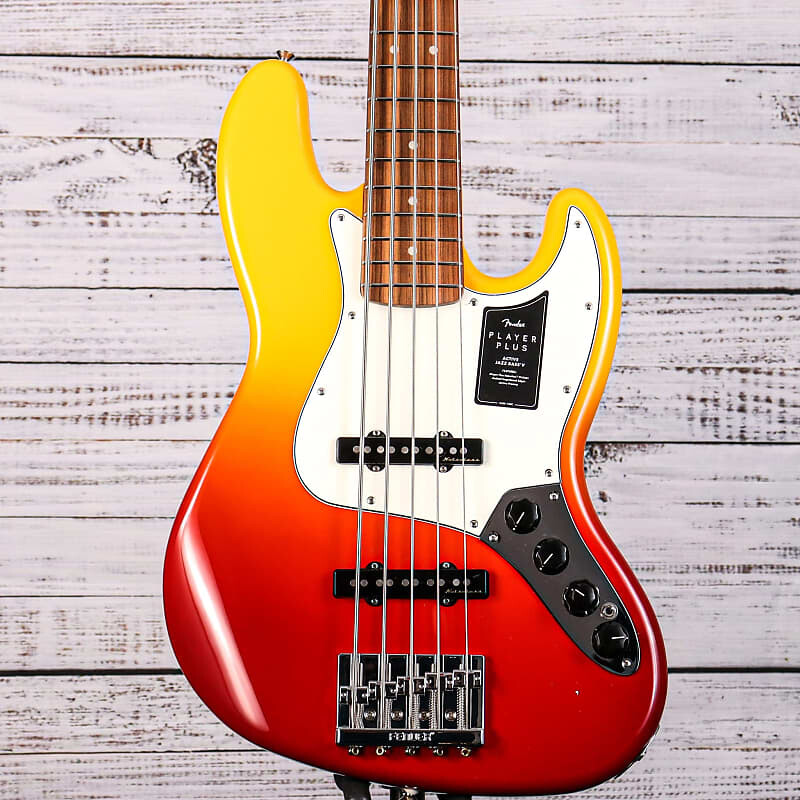 

Fender Player Plus Jazz Bass V | Текила санрайз
